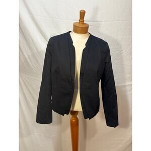 Worthington Cropped Collarless Blazer Jacket (Extra Large)